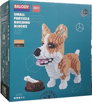 Nanoblocks Bausatz Balody Corgi