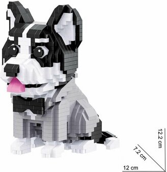 Nanoblocks Bausatz Balody Husky 02