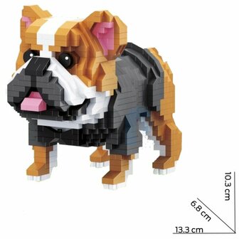 Nanoblocks-Bausatz Balody Englische Bulldogge