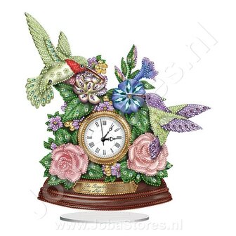 Diamond Painting Uhr Kolibri