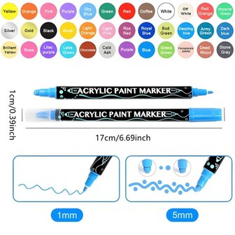 DOT Painting Acryl Stifte Set 36 St&uuml;ck