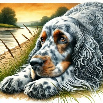 Diamond Painting English Setter