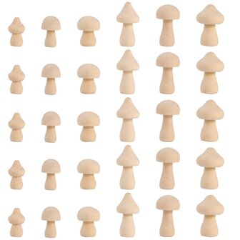 Peg Dolls Pilze 30 St&uuml;ck