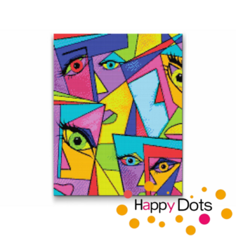 Diamond Painting Gesichter Abstrakt (HappyDots)