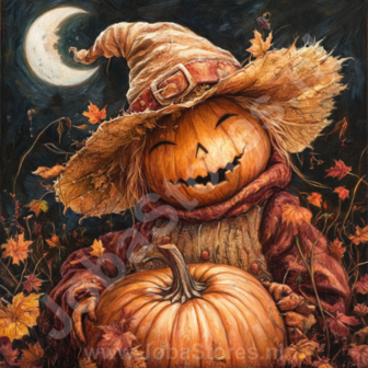 Diamond Painting Halloween Vogelscheuche 06