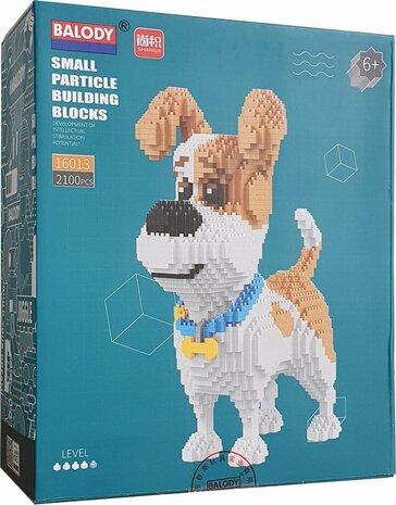 Nanoblocks Bausatz Balody Jack Russell