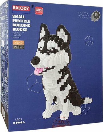 Nanoblocks Bausatz Balody Husky 01