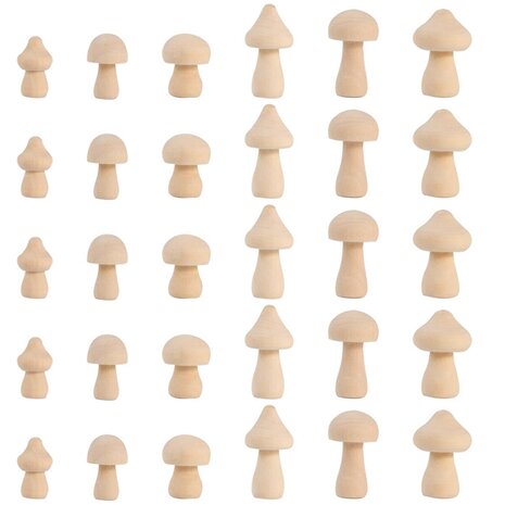 Peg Dolls Pilze 30 Stück